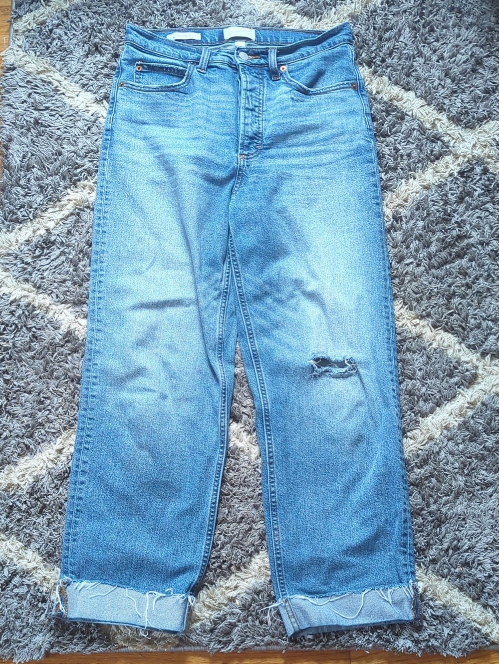 Universal Thread Highest Straight Ankle Denim Jean Size Women's 8R